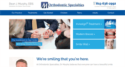 Desktop Screenshot of orthodonticspecialties.com